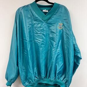 vintage men's St Andrews Old Course Scottish golf course windbreaker jacket xxl